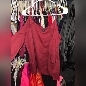 💋5/20 Lilian open shoulder blouse 2x